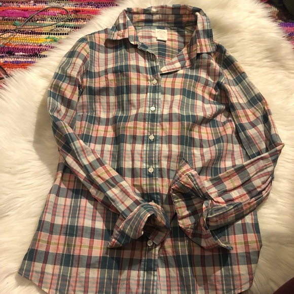 J crew plaid button up shirt - Picture 5 of 7